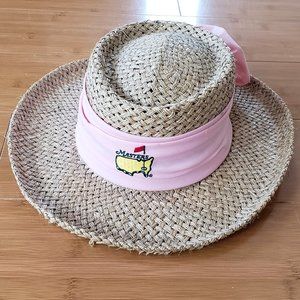 VINTAGE Masters Augusta National Wire Straw Hat